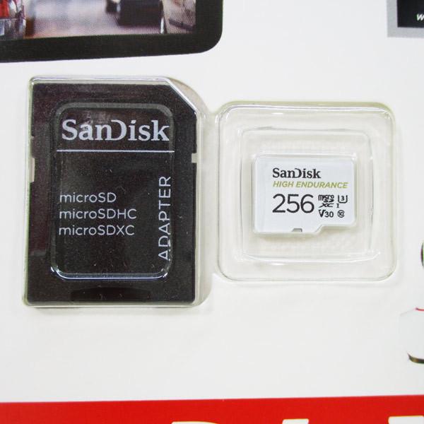 送料無料メール便 256GB microSDXCカード マイクロSD サンディスク 高耐久ドライブレコーダー向 CL10 V30 U3SDSQQNR-256G-GN6IA/3227｜henetjigyoubu｜02