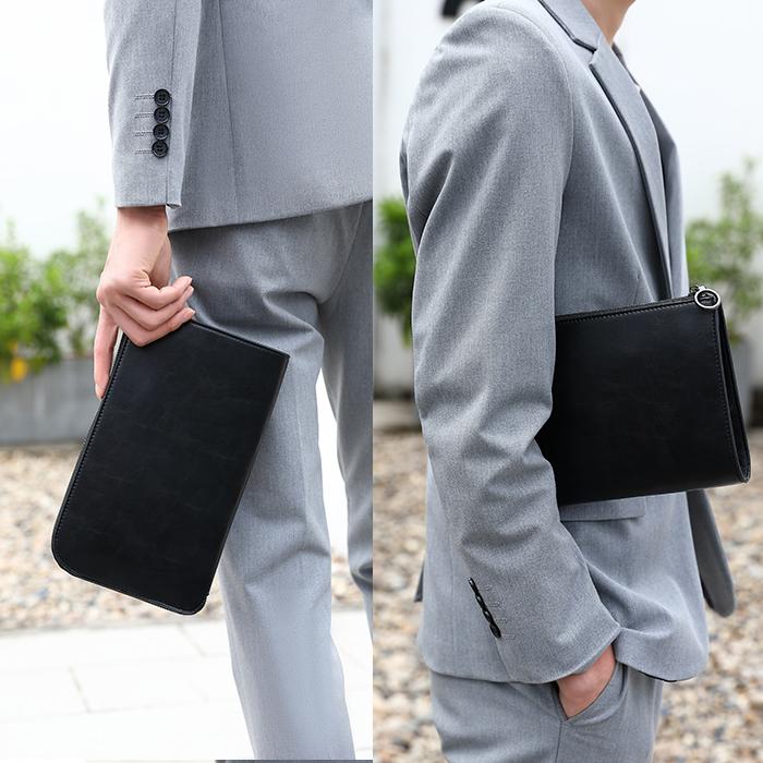 クラッチバッグ メンズ 結婚式 セカンドバッグ パーティ 大容量 父の日 Pu レザー Querencia Chl Henry S Products ヤフー店 通販 Yahoo ショッピング