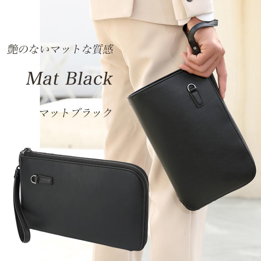 お値下げ　Hennessy クラッチバッグ（非売品） Whatna セカンドバッグ メンズ クラッチ バッグ 軽くて 薄い pu レザー