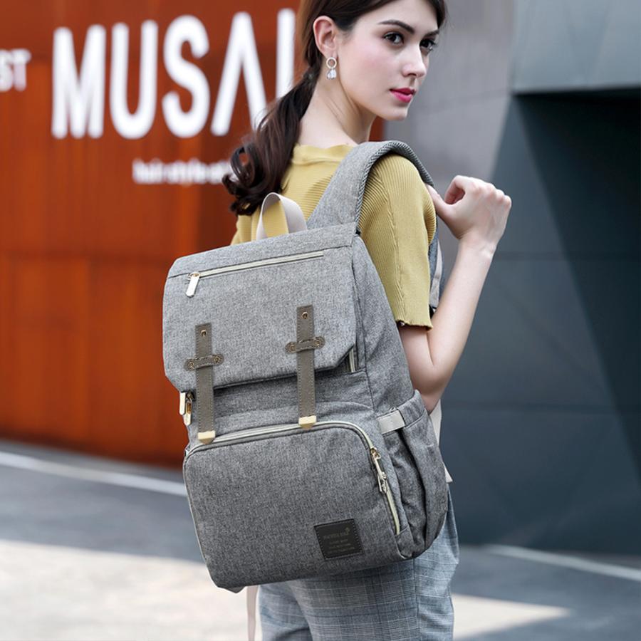 マザーズバッグ リュック マザーズリュック レディース 大容量 ベビーカーバッグ USBポート付 (ママの負担を軽減)Honey&blue |  | 16