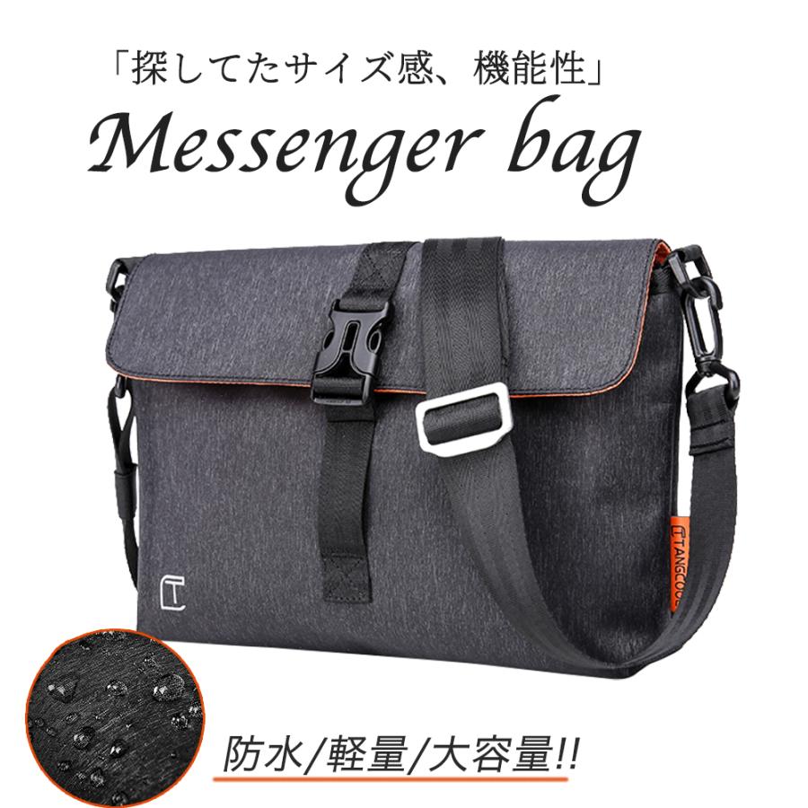 ショルダーバッグ メンズ 斜めがけ 防水 メッセンジャーバッグ 軽量 ちょうど良いサイズ感 Tc02m Henry S Products ヤフー店 通販 Yahoo ショッピング