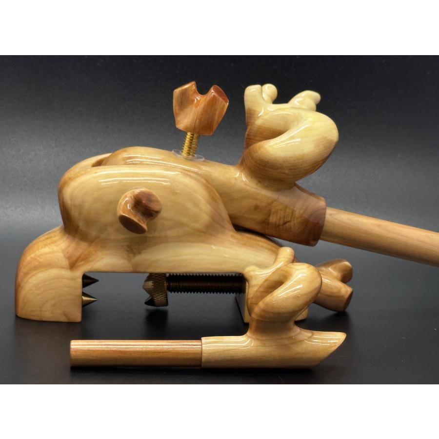 へら用品 逍遥工房 工房モデル ヒバ 左手 大砲中型万力 型番903 新品