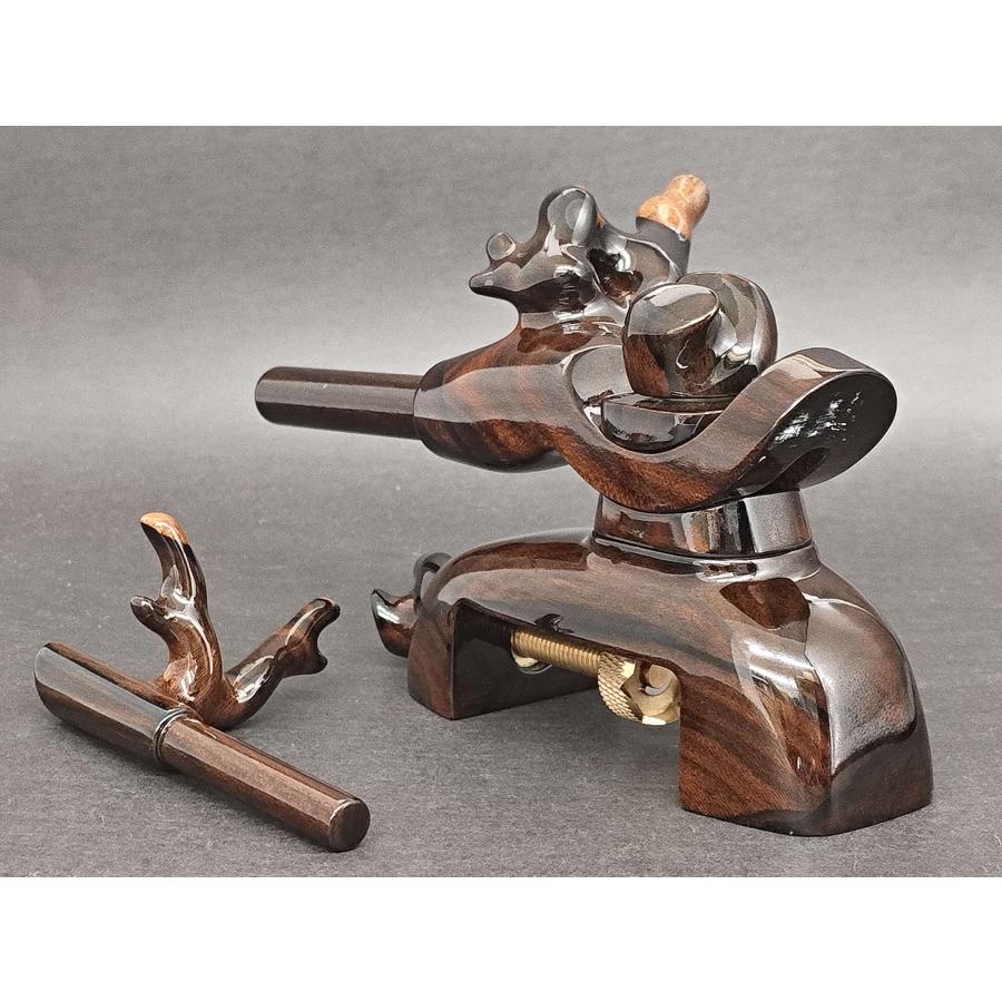 へらぶな　逍遥　へらぶな万力　シャム柿　逍遥工房 へら用品 逍遥工房 工房モデル シャム柿 万力 弓型 中型 型番CZ01 新品