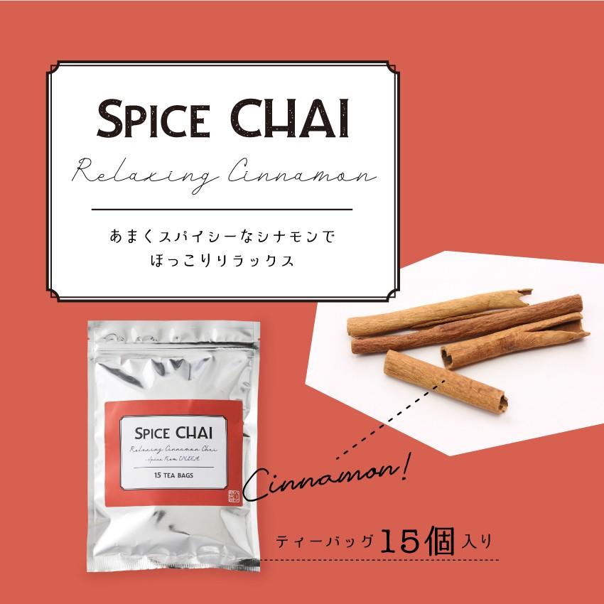 ホットセール 得トク2weeks 2414 12時まで当日出荷 レンジでチン かんたん調理 スパイスチャイティー シナモン 糸付きティーパック3g 15個入り Wantannas Go Id