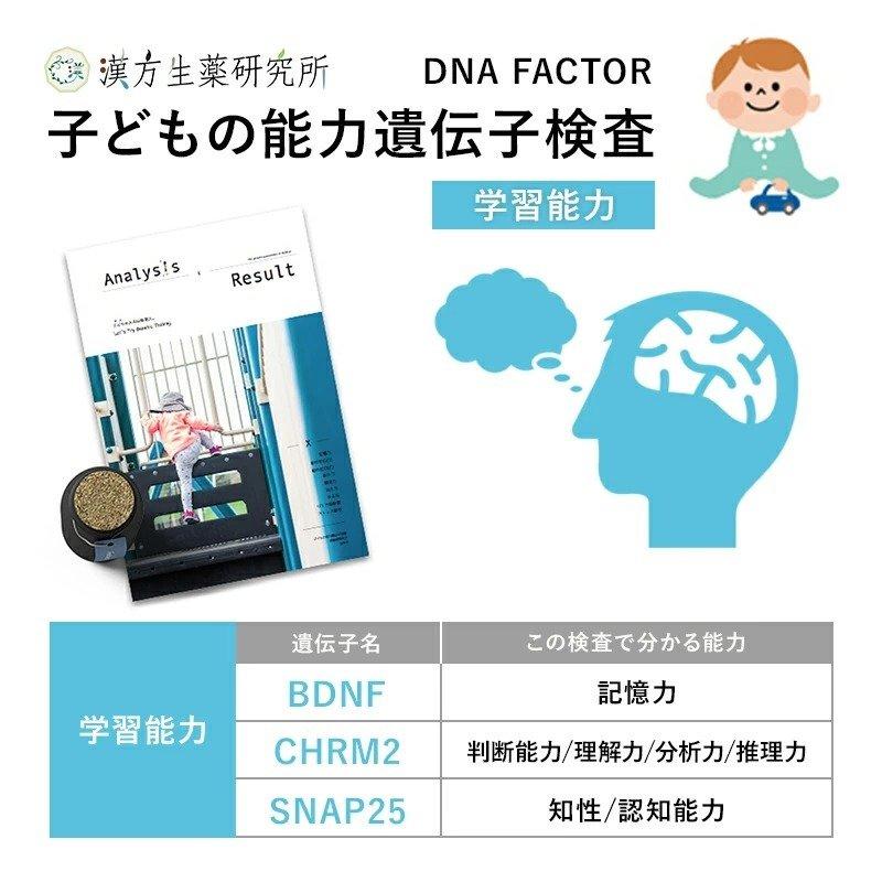 学習タイプ Genetist 子どもの能力遺伝子検査 Gen Kid1 漢方生薬研究所 通販 Yahoo ショッピング
