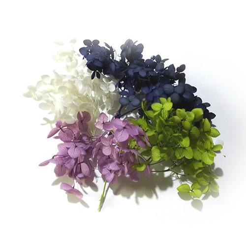 ハーバリウム キット あじさい4色セット 青 白 紫 緑 A008 ハーバリウム専門店 通販 Yahoo ショッピング