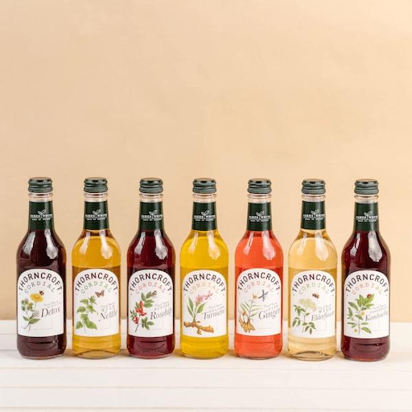ソーンクロフト ハーブコーディアル ネトル 330ml 1本 シロップ
