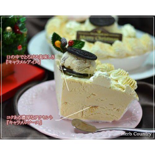 クリスマス アイスケーキ ・ キャラメル クレープ 6号