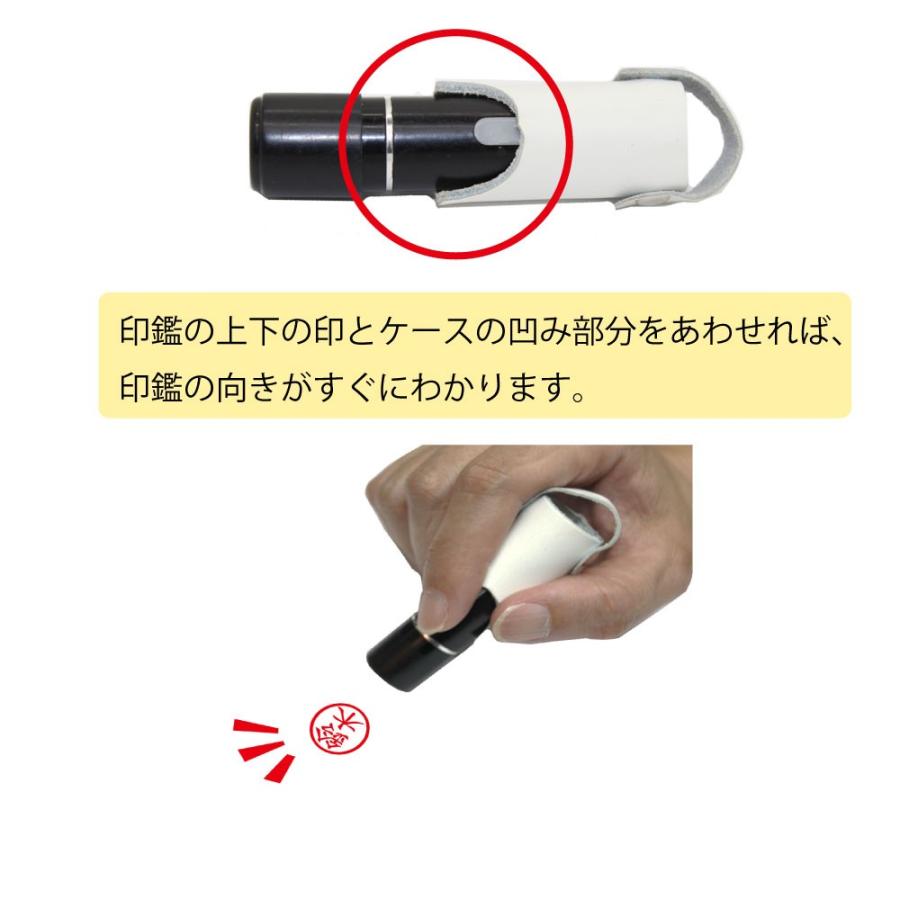 定形外郵便限定 送料無料 クリップリール ストラップ 付 牛革ネーム