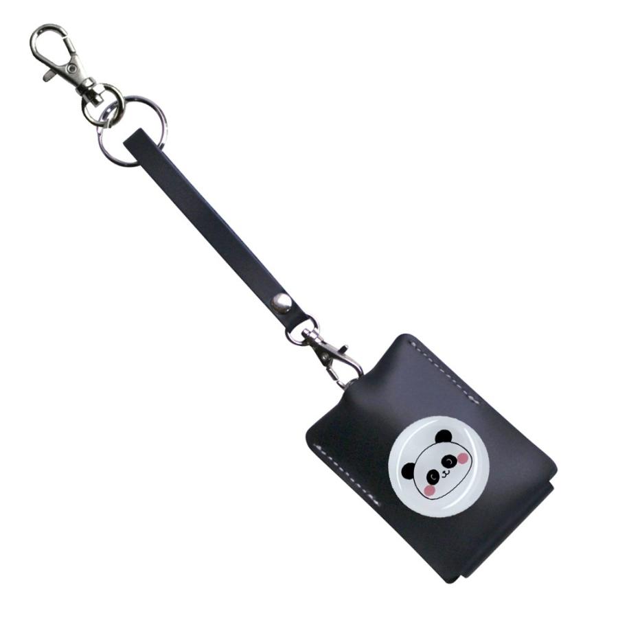 定形外郵便限定 送料無料 レザー キーケース カバー キーカバー ぷっくりシール パンダ 牛革 日本製 ランドセル 通学 防犯 Keycover 004 創作革工房 エルブ 通販 Yahoo ショッピング
