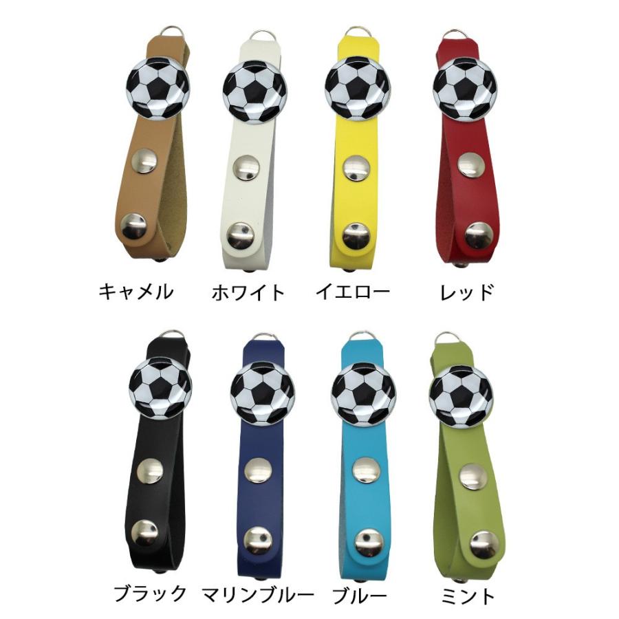 定形外郵便限定 送料無料 本革 キーホルダー サッカー フットサル 3連フック付 鍵 キーリング 部活応援 革 日本製 Keyring Holder 005 創作革工房 エルブ 通販 Yahoo ショッピング