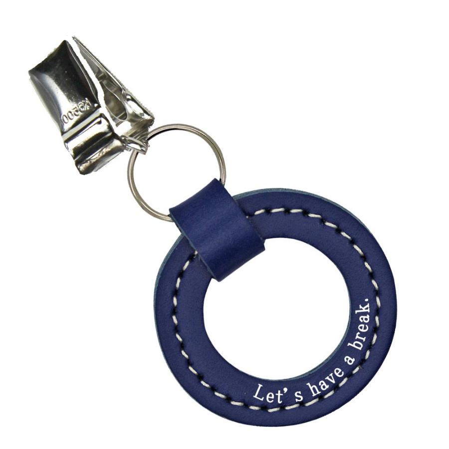 即納送料無料 定形外郵便限定 送料無料 英文名言入り メガネ めがね サングラス ホルダー 丸型 リング クリップ付き 牛革 日本製 Cisama Sc Gov Br