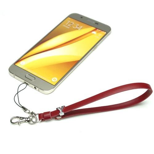 定形外郵便限定 送料無料 牛革 携帯ストラップ Mサイズ イニシャルパーツ6個  自社工場直販 特別価格 革 日本製 |  | 05