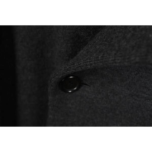ウールニット トレンチコート メンズ_2
