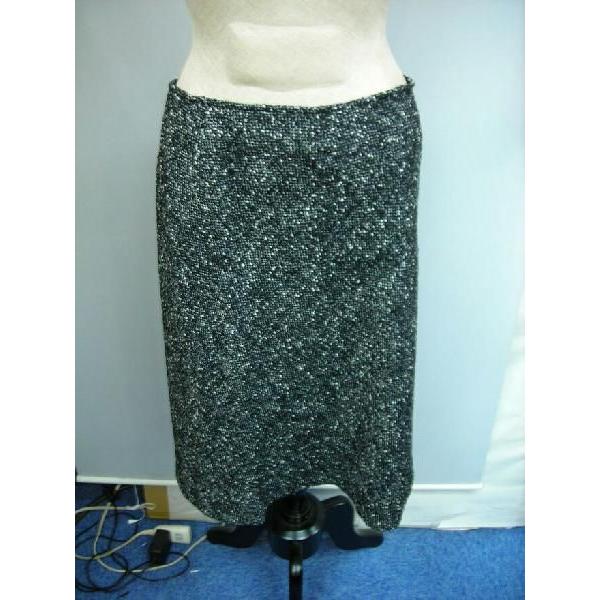 ウール100％ スカート ブラック