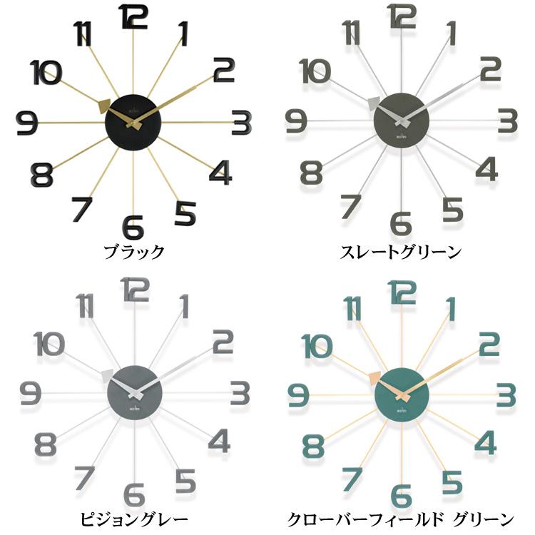 Acctim Astraea モダン壁掛け時計 黒金 Acctimアクティム/Astraeaアストライアーウォールクロック