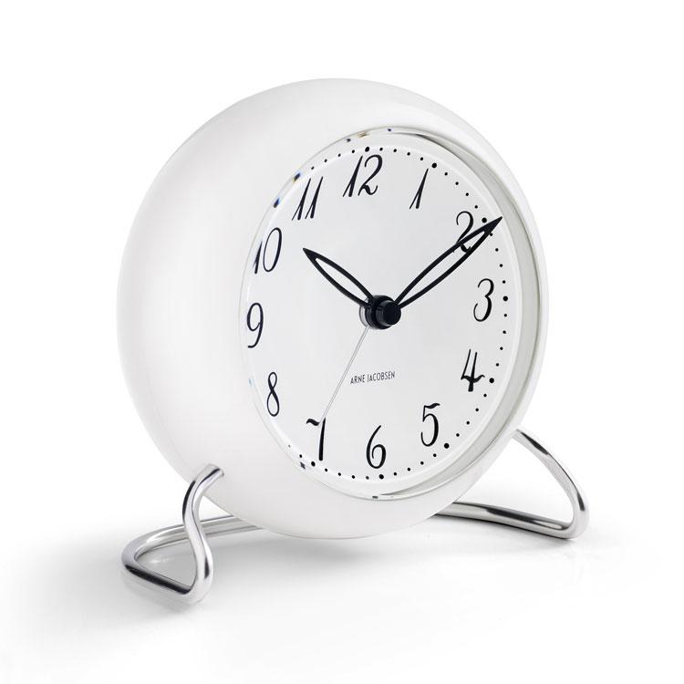 Arne Jacobsen アルネヤコブセン LK Table clock インテリア LKテーブルクロック 置き時計 ホワイト 43670 11cm ギフト プレゼント 新築 引っ越し お祝い｜herbette｜05