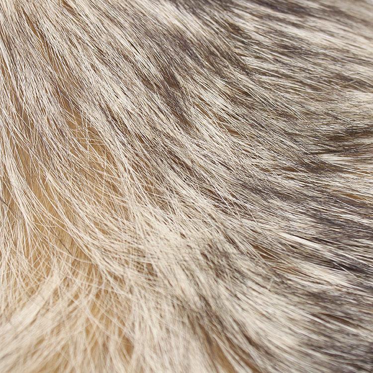 日本製 ブルーフロスト フォックス ファー マフラー ナチュラル  