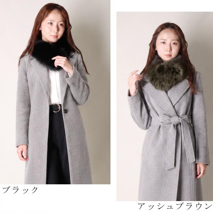 マフラー 日本製 SAGA サガ フォックス ファー リアルファー 秋 冬