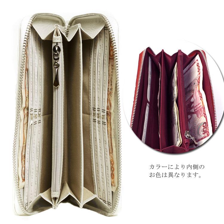 カイマンワニ レザー 財布 ラウンドファスナー 長財布 ワニ革 本革