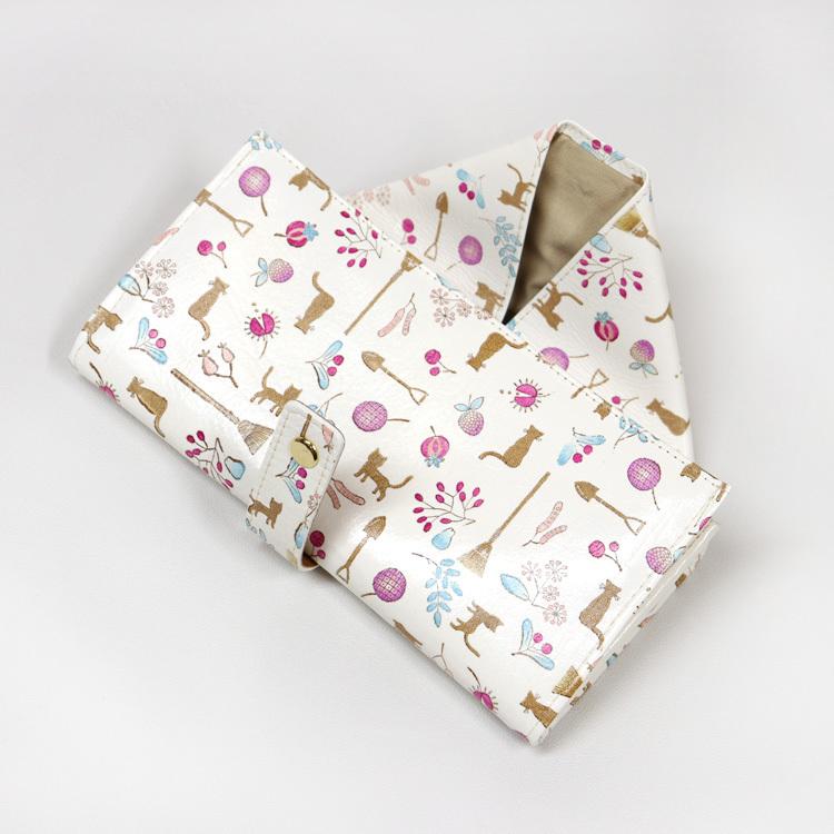 姫革細工 文庫革 姫路産 白なめし革 伝統工芸のお財布