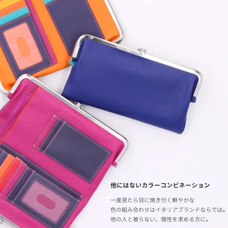 MYWALIT 長財布 ナッパレザー 牛革 Clutch Wallet 2つ折り がま口