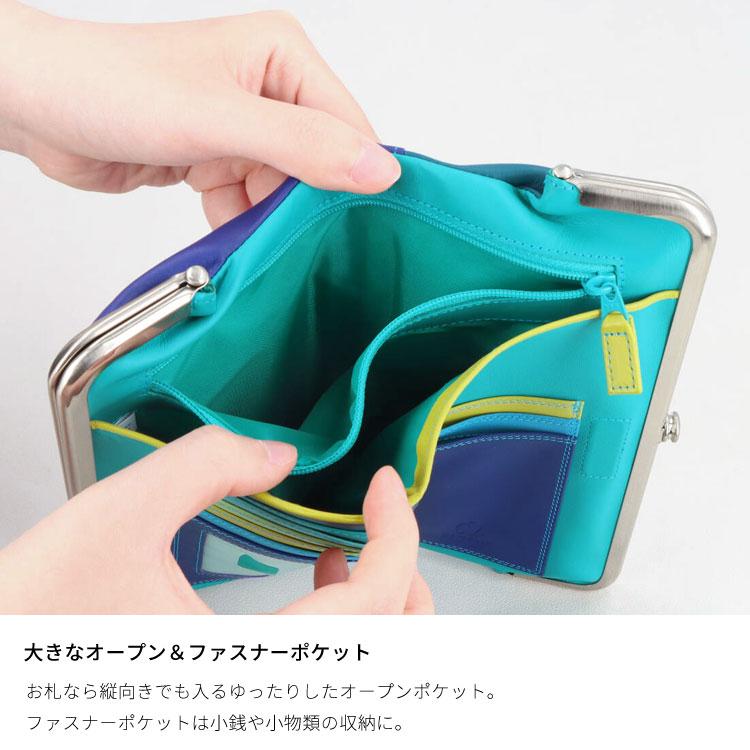 MYWALIT 長財布 ナッパレザー 牛革 Clutch Wallet 2つ折り がま口