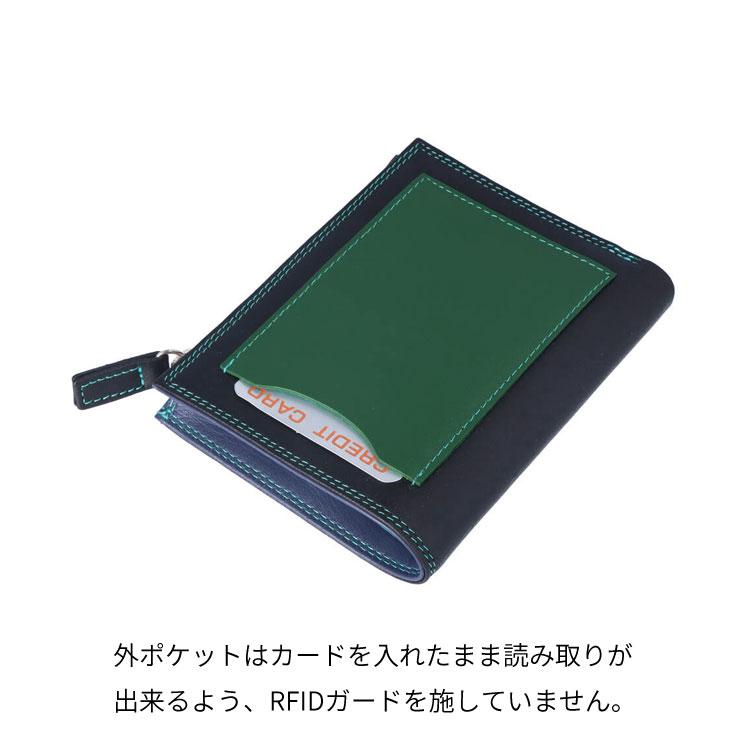 MYWALIT mywalit RFID レザー 二つ折り財布 MY1426 牛革 スキミング