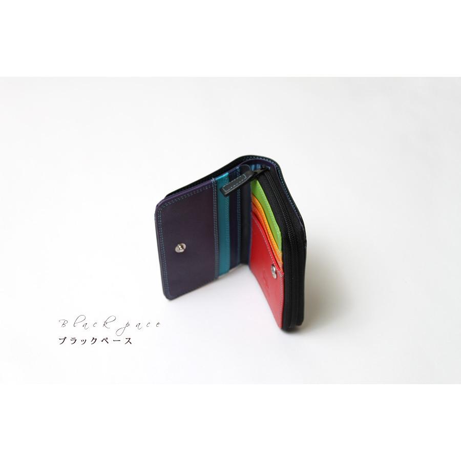 2つ折り財布 ミニ財布 mywalit カーフ レザー 小さい コンパクト 折