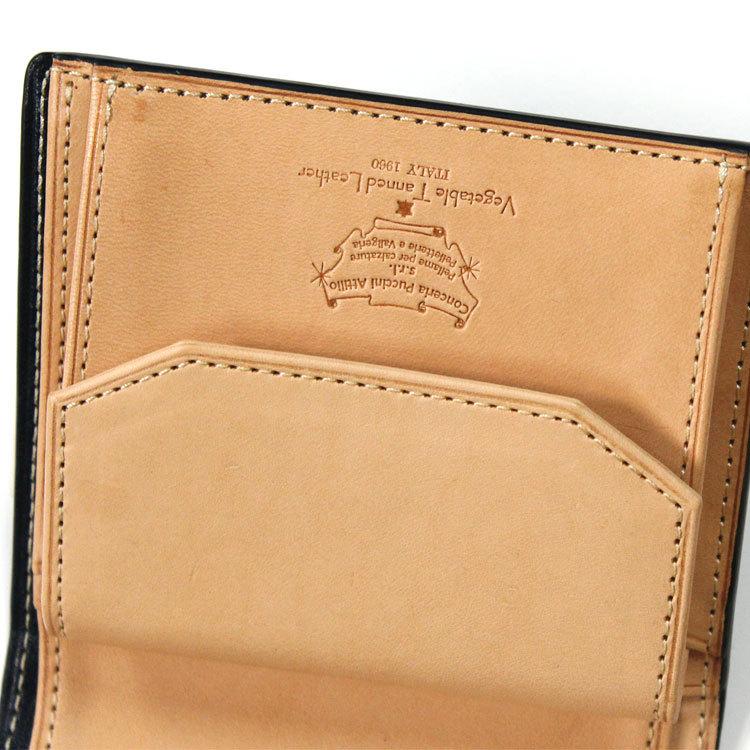 CORDOVAN コードバンプレミアム 本革 二つ折り財布 ミニ札入れ コンパクト メンズ レザー 馬革 ユニセックス レディース お種銭付の画像