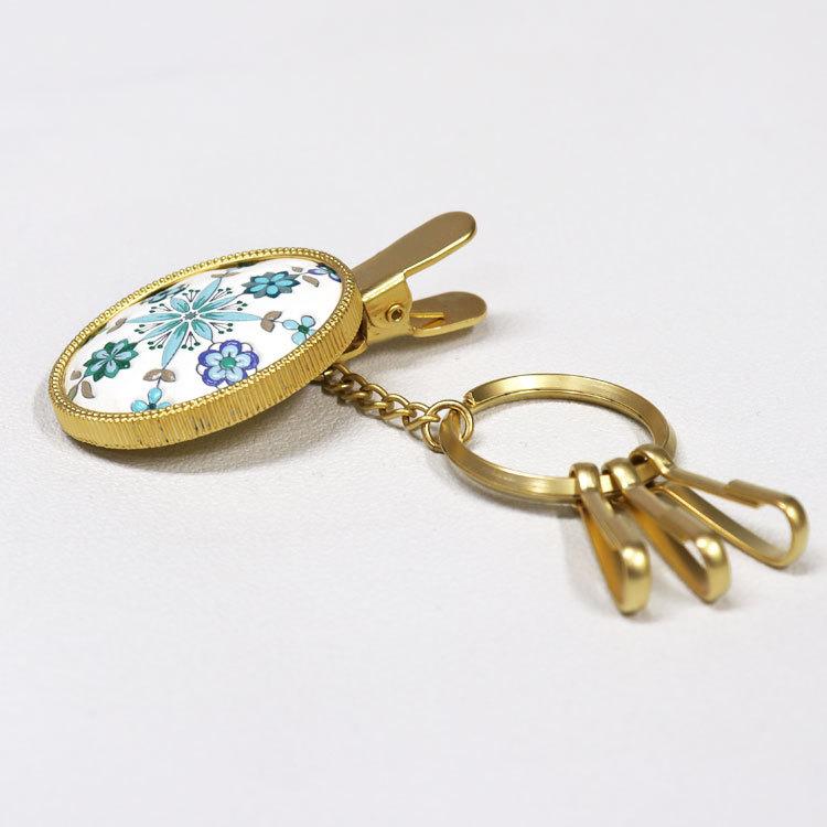 【アンティーク】 花柄彫刻 携帯用筆記具　金属製 アンティーク】 花柄彫刻 携帯用筆記具 金属製