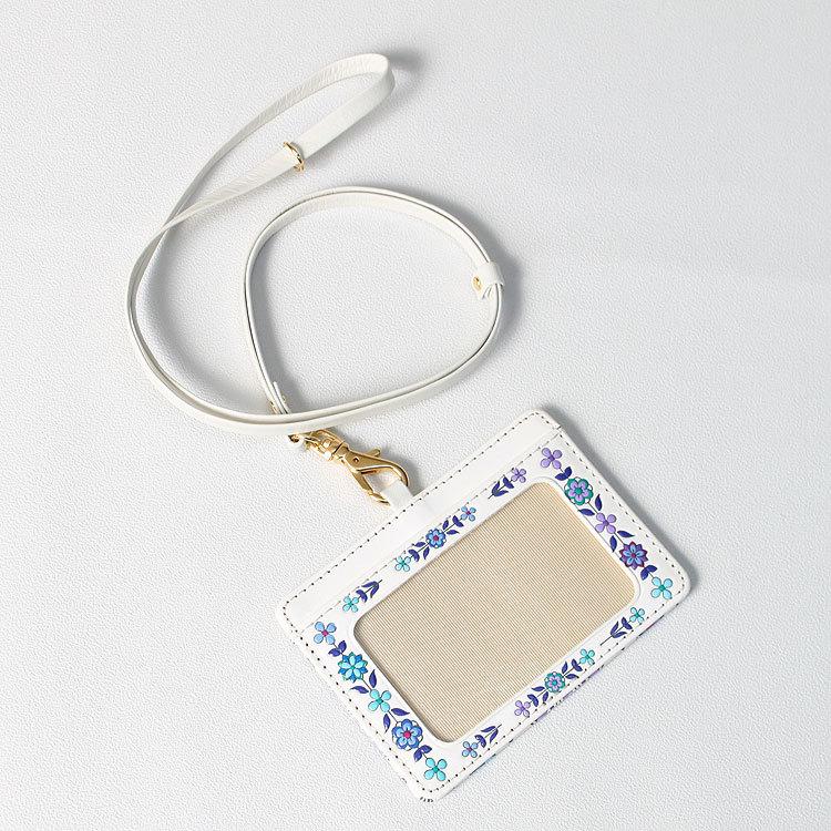 IDケース パスケース カードケース 浅草文庫 友禅染 名刺入れ 花菱