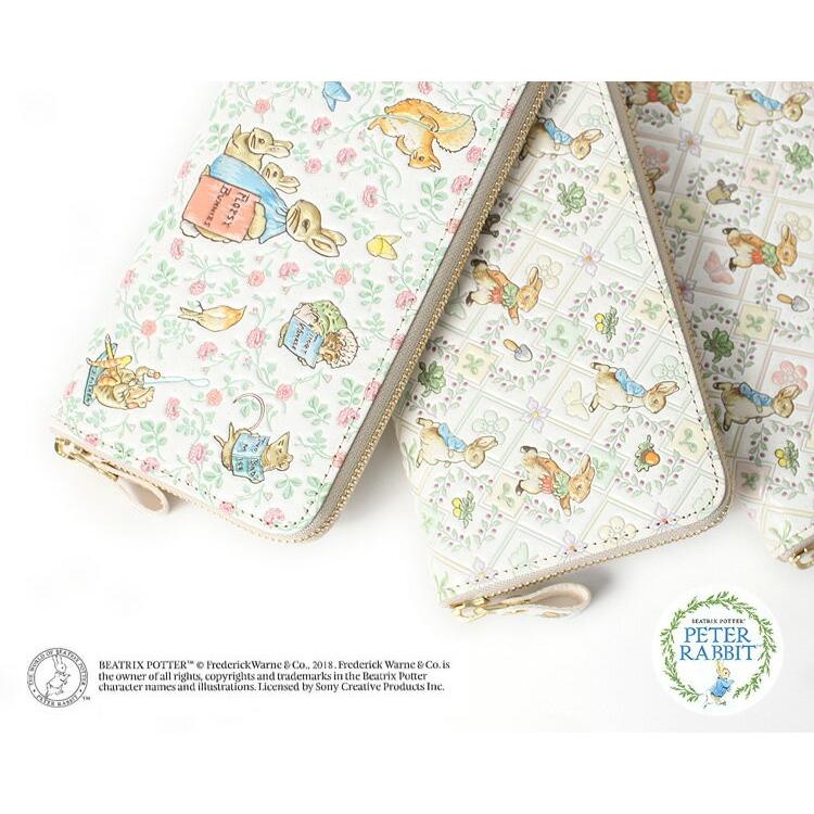 浅草文庫 財布 長財布 ピーターラビットTM フレンズ ガーデン サイフ