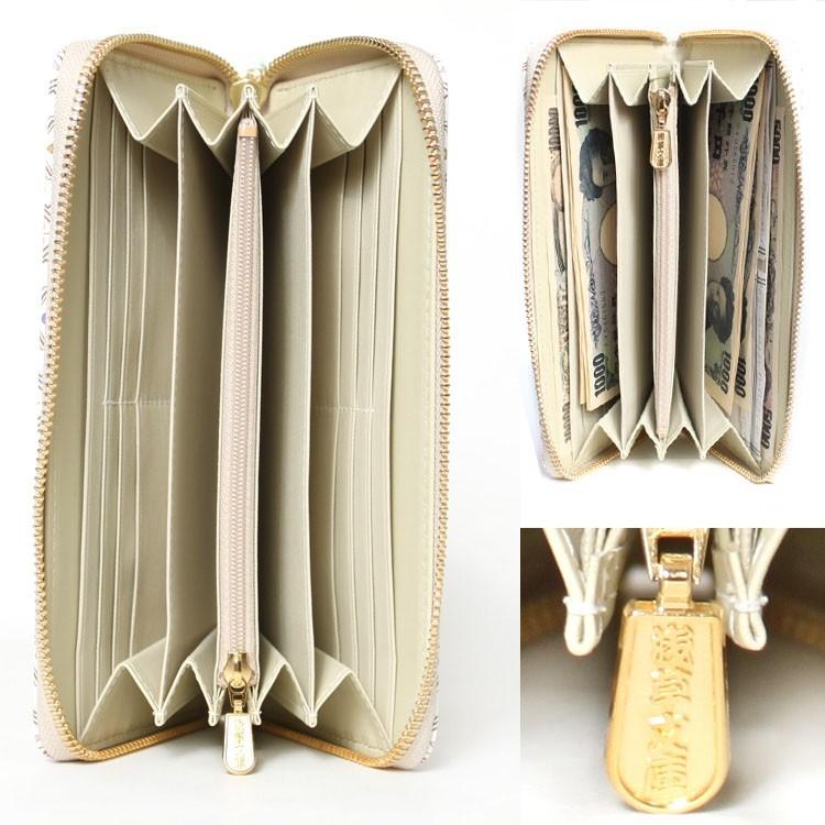 浅草文庫 財布 お種銭付 長財布 四季彩 しきさい 柄 サイフ ラウンド