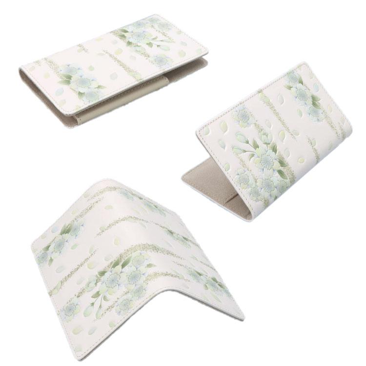 未使用　浅草文庫　スマホケース　八重桜 浅草文庫 スマホケース 友禅染 金彩八重桜 やえざくら スマートフォン