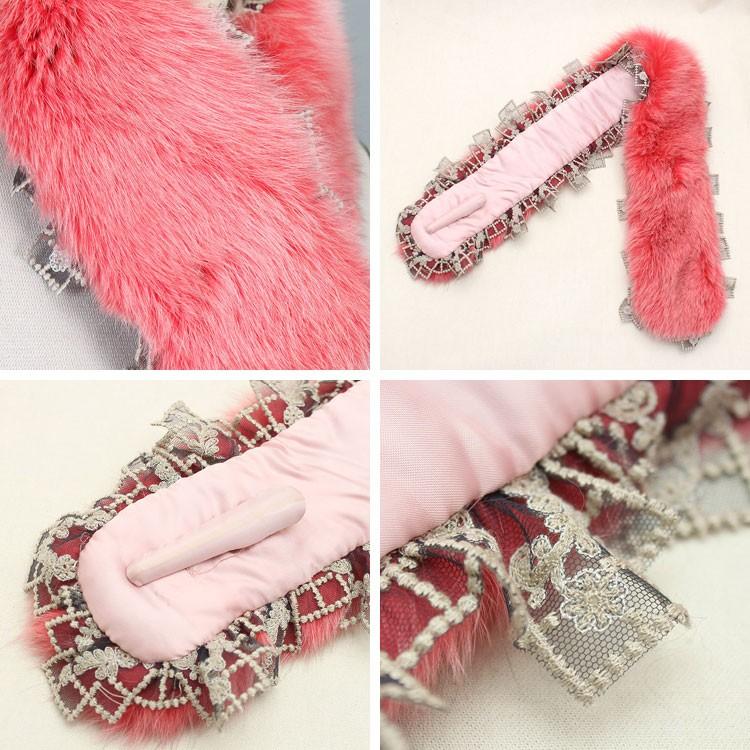 ピンク　ファーストール OUTLET】ストール マフラー ネックウォーマー モヘア無地