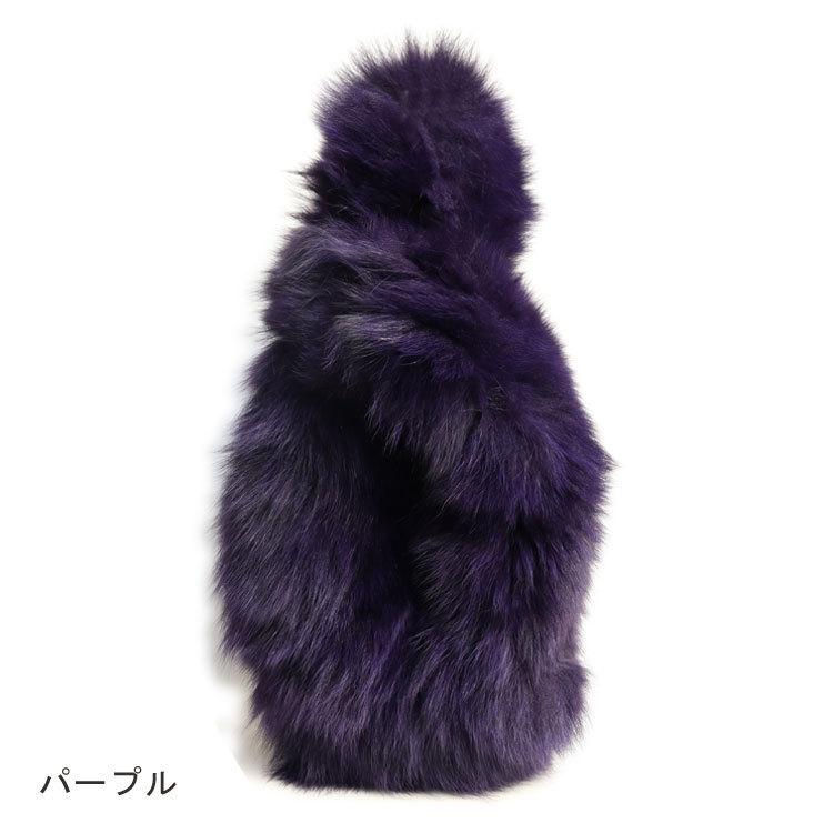 ファー バッグ ショッパーバッグ トートバッグ フォックス レディース ギフト プレゼントの画像