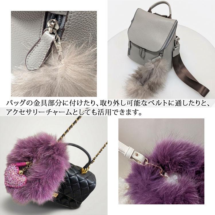 スマホストラップ フォックス ファー スマートフォン ストラップ