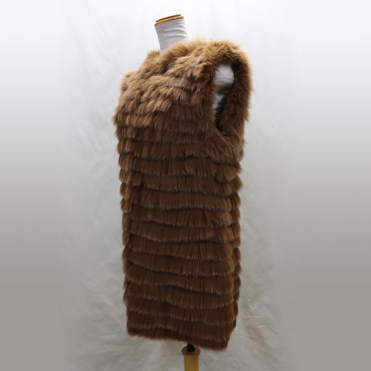 【希少】diagram フード付きフォックスファーベスト　ジレ　ブラウンベージュ 楽天市場】【クーポンで10%OFF】フェイク ファーベスト