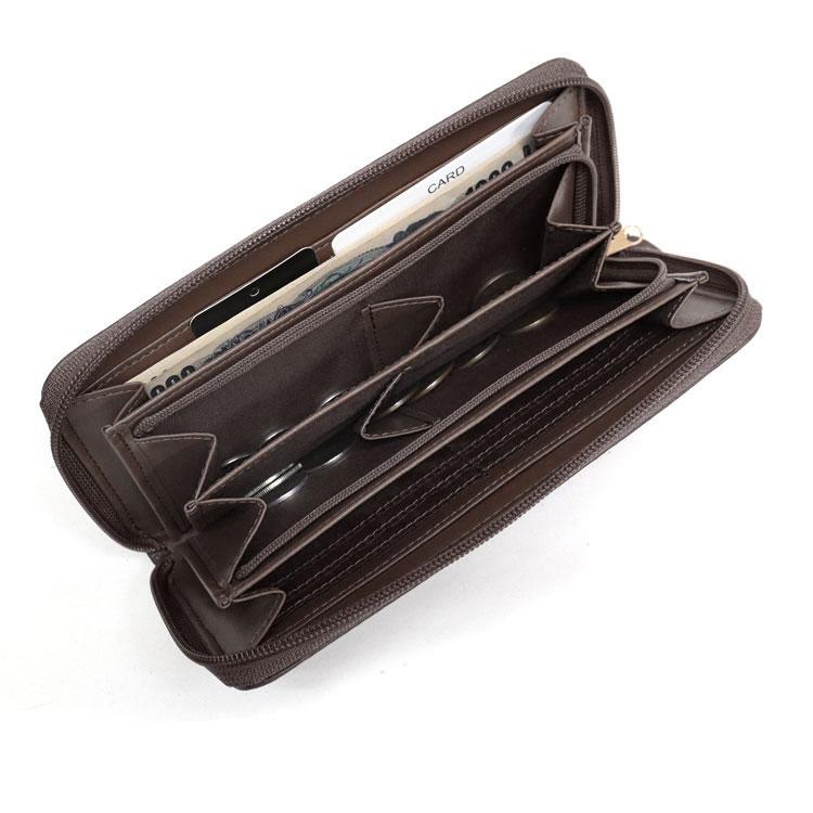 長財布 お種銭付 ユリ・コジマ ラウンドファスナー コインが分けられる