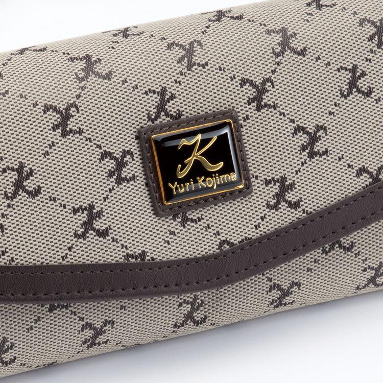 長財布 ユリ・コジマ ジャカード織生地 コインが分けられる325906