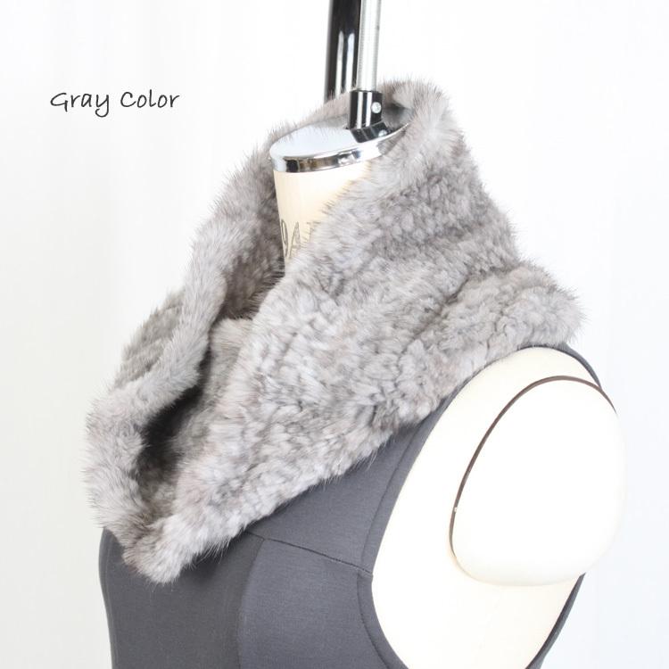 新品未使用タグ付き　GNA ミンク　マフラー　スヌード ミンク 編み込み ファー スヌード マフラー ニッティング レディース