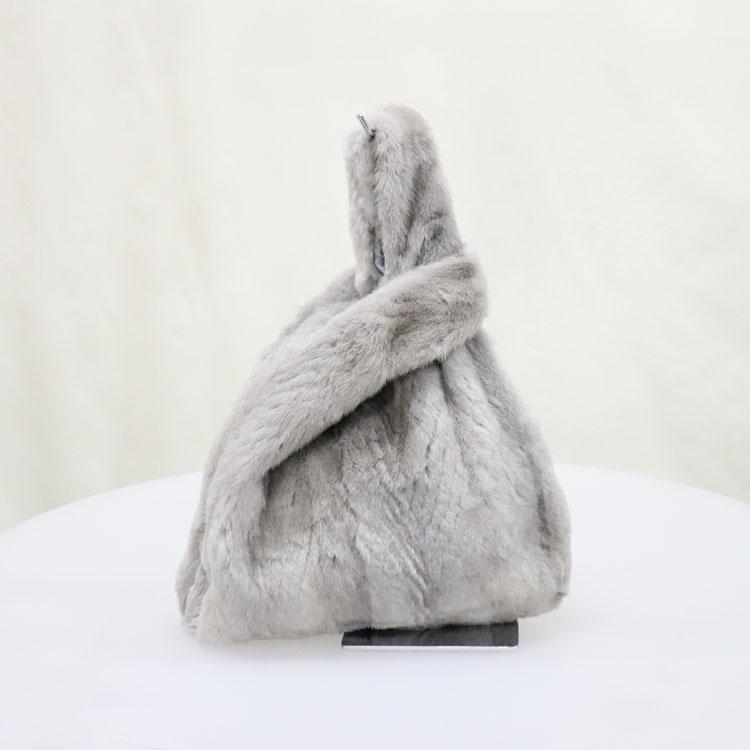 リアルミンクファートートバッグ