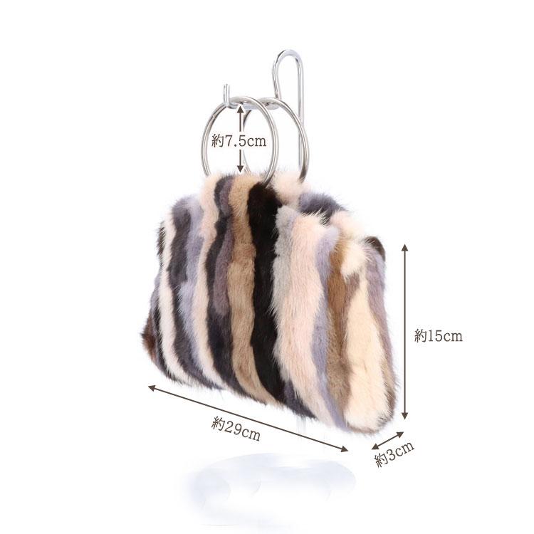 ファーバッグ ミンク リアルファー リングバッグ BAG ミニバッグ 