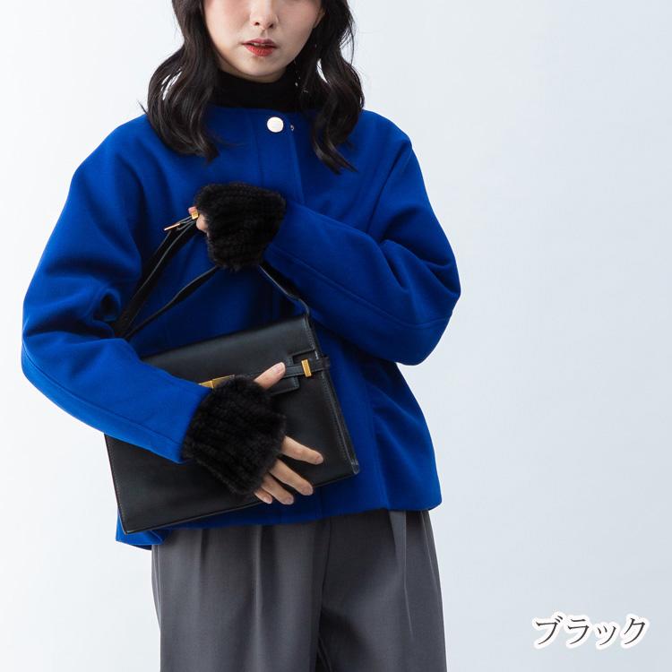 【新品】Sermoneta ミンクファー付き手袋 21cm 新品】Sermoneta ミンクファー付き手袋 21cm