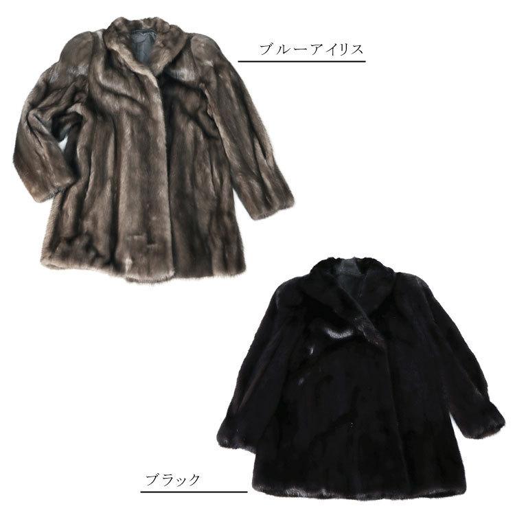 サガミンク 毛皮 コート 13 大きいサイズ ミンク リアルファー 毛並み