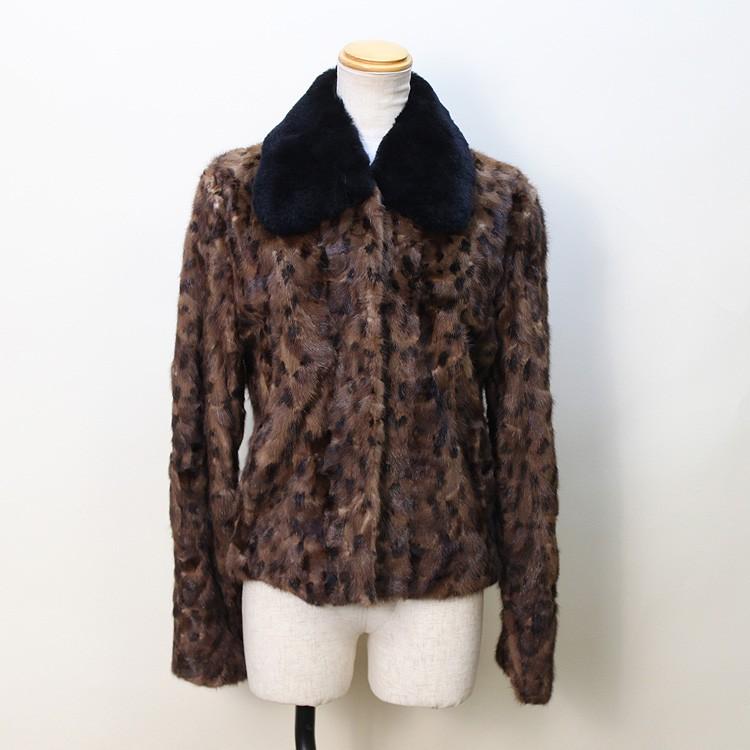 ミンクジャケット プラクトミンク テーラーカラージャケット 7F