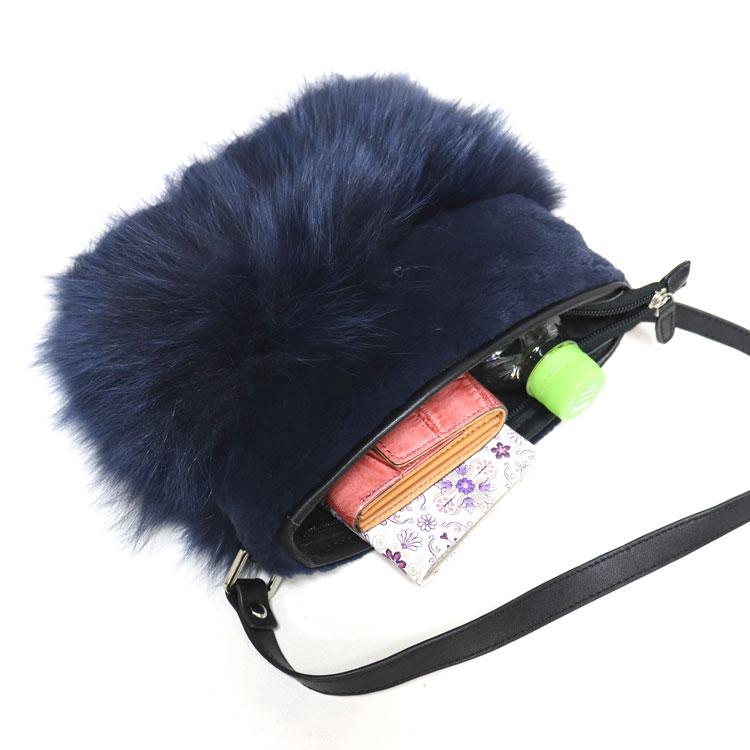 訳あり バッグ レディース リアルファー フォックス レッキス ラム