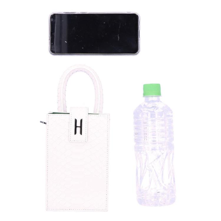 本革 パイソン スマホショルダー バッグ 3way ショルダーバッグ スマホ 
