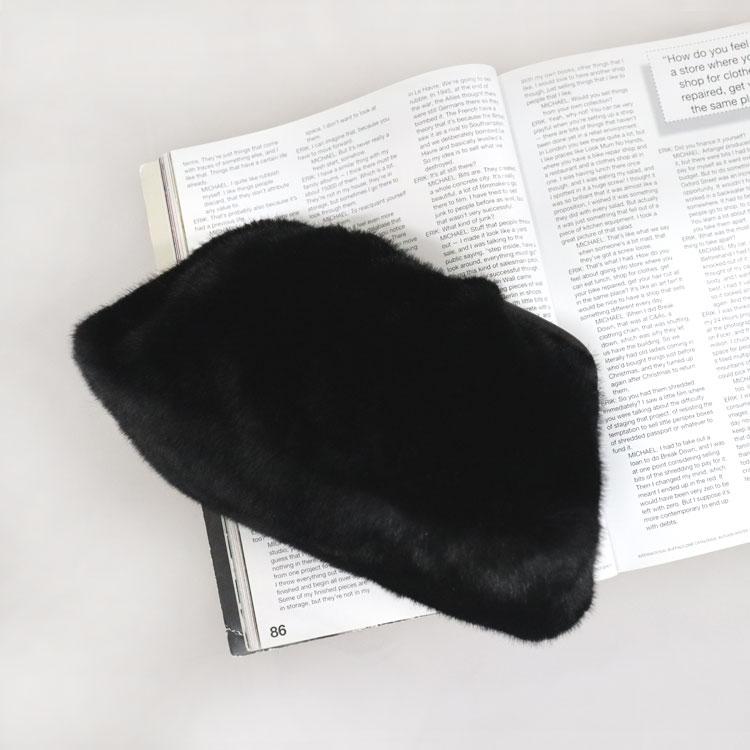 ファーバッグ がま口 ミニバッグ ポーチ パーティーバッグ